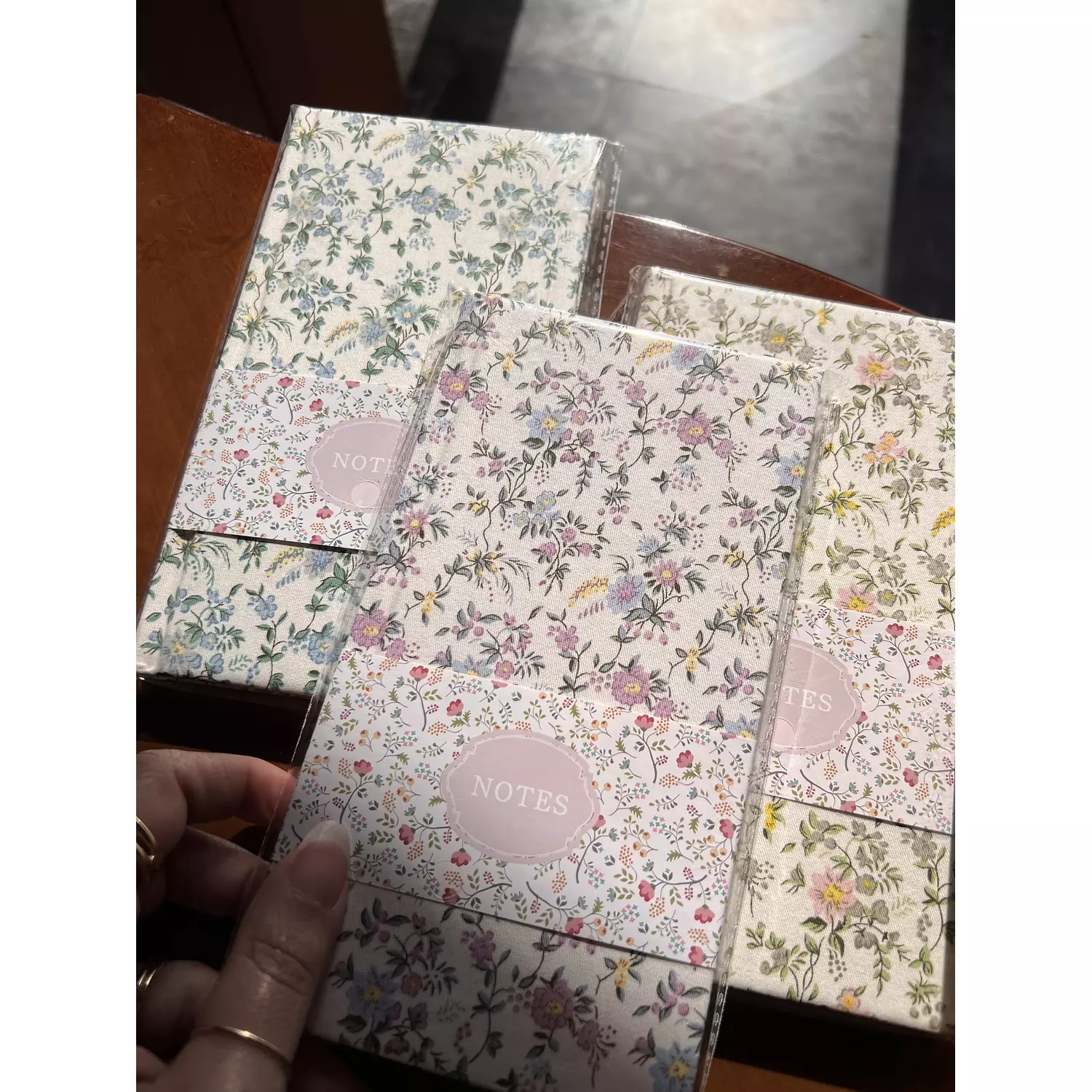 Floral Fabric Travel Journal 4