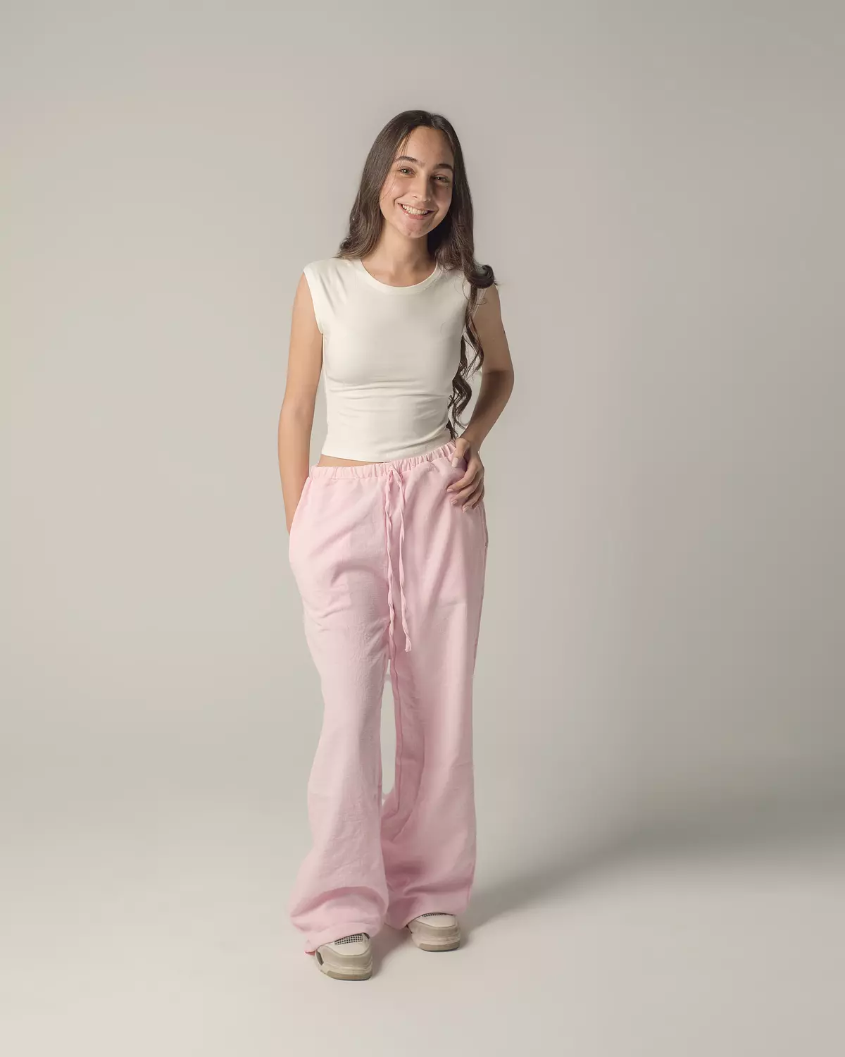 plain linen pants 2