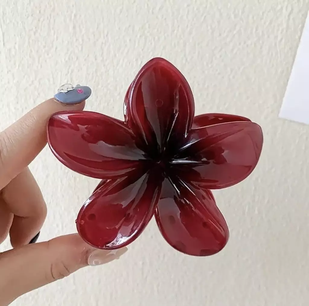 Red Flower Hairclip