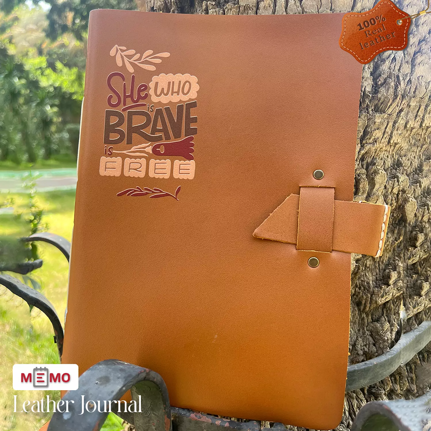 Memo Leather Journal (Real leather) 14