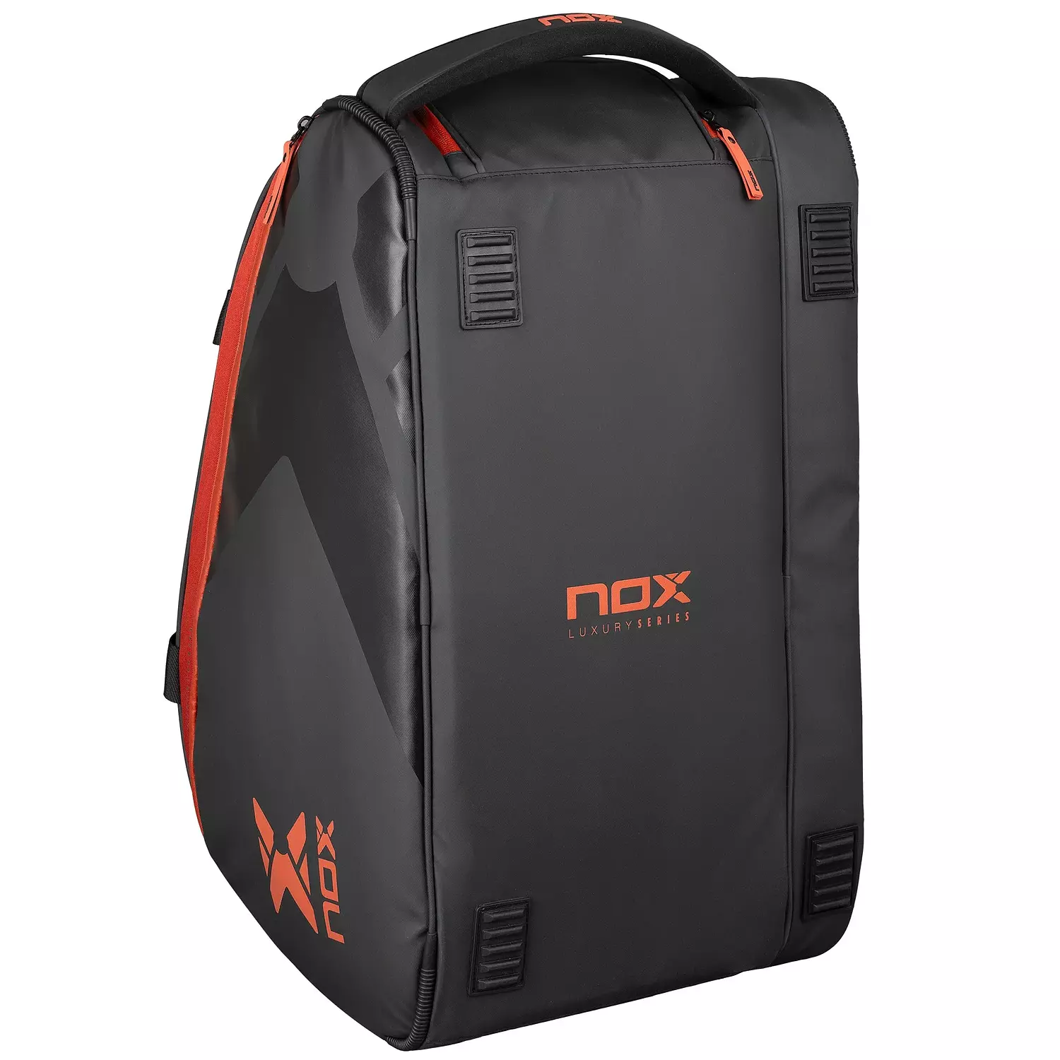 Nox Luxury Open Padel Bag - Black-Red 2025 2