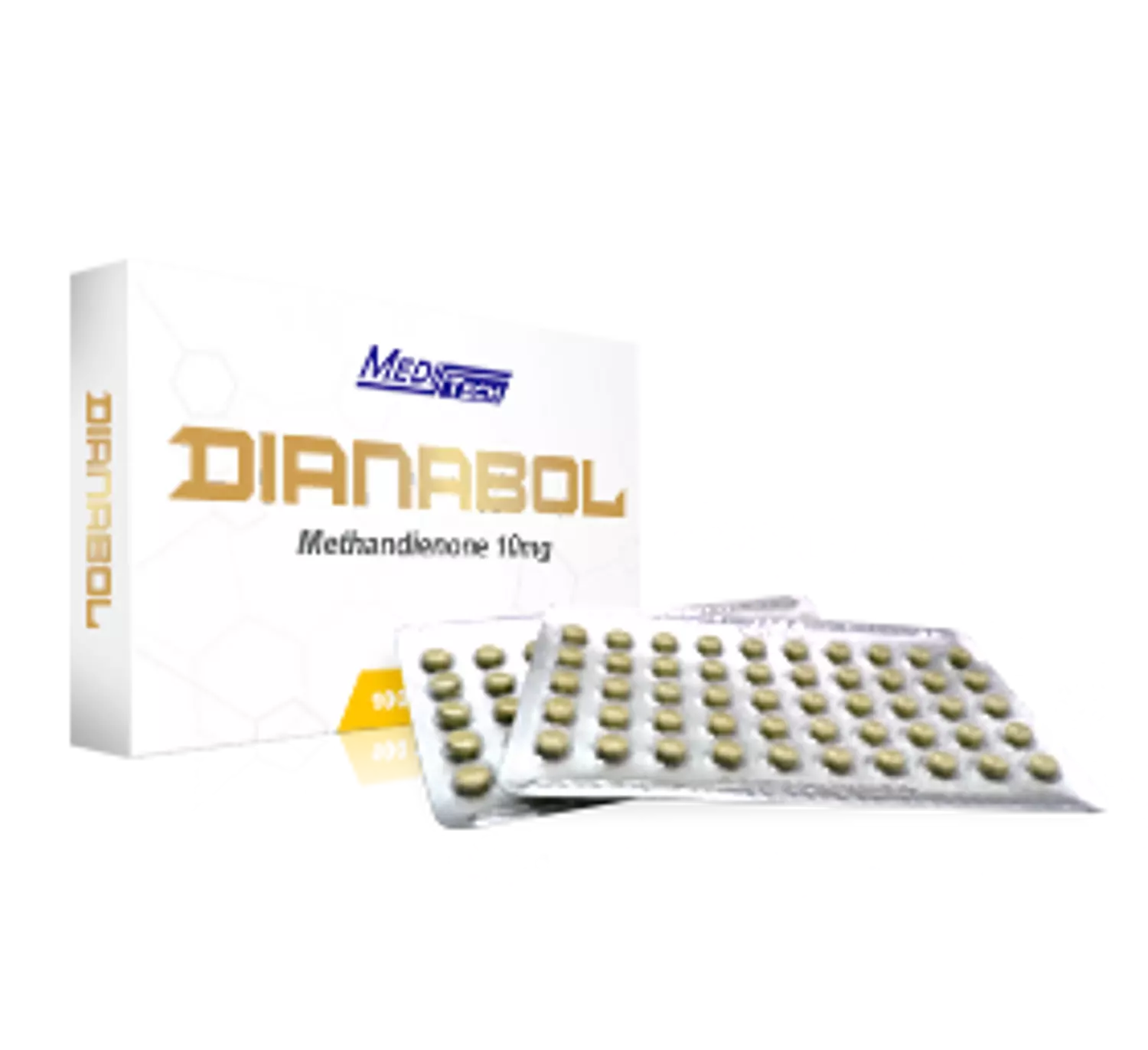 DIANABOL 10MG TABLET 100 TABLETS – MEDITECH hover image