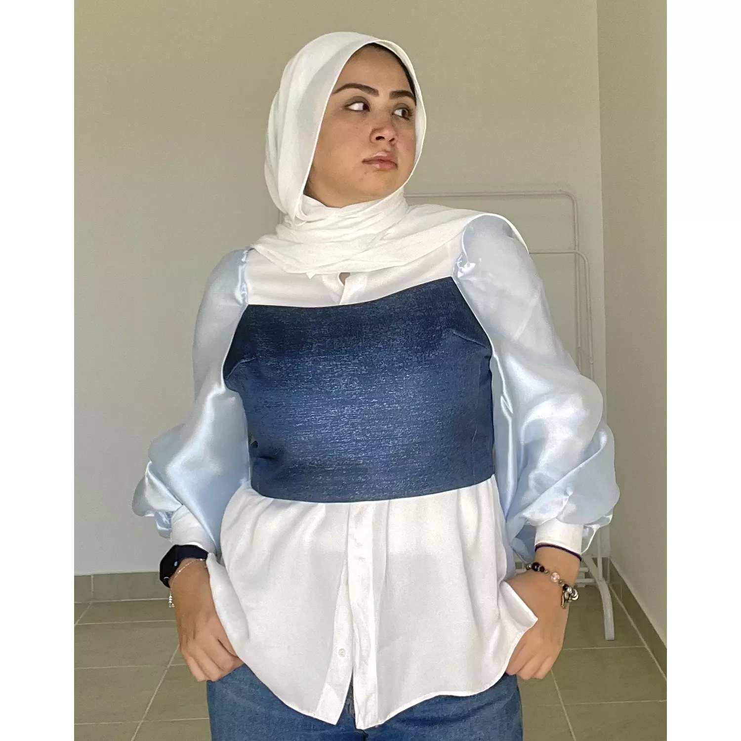 Bloom Top in Blue hover image