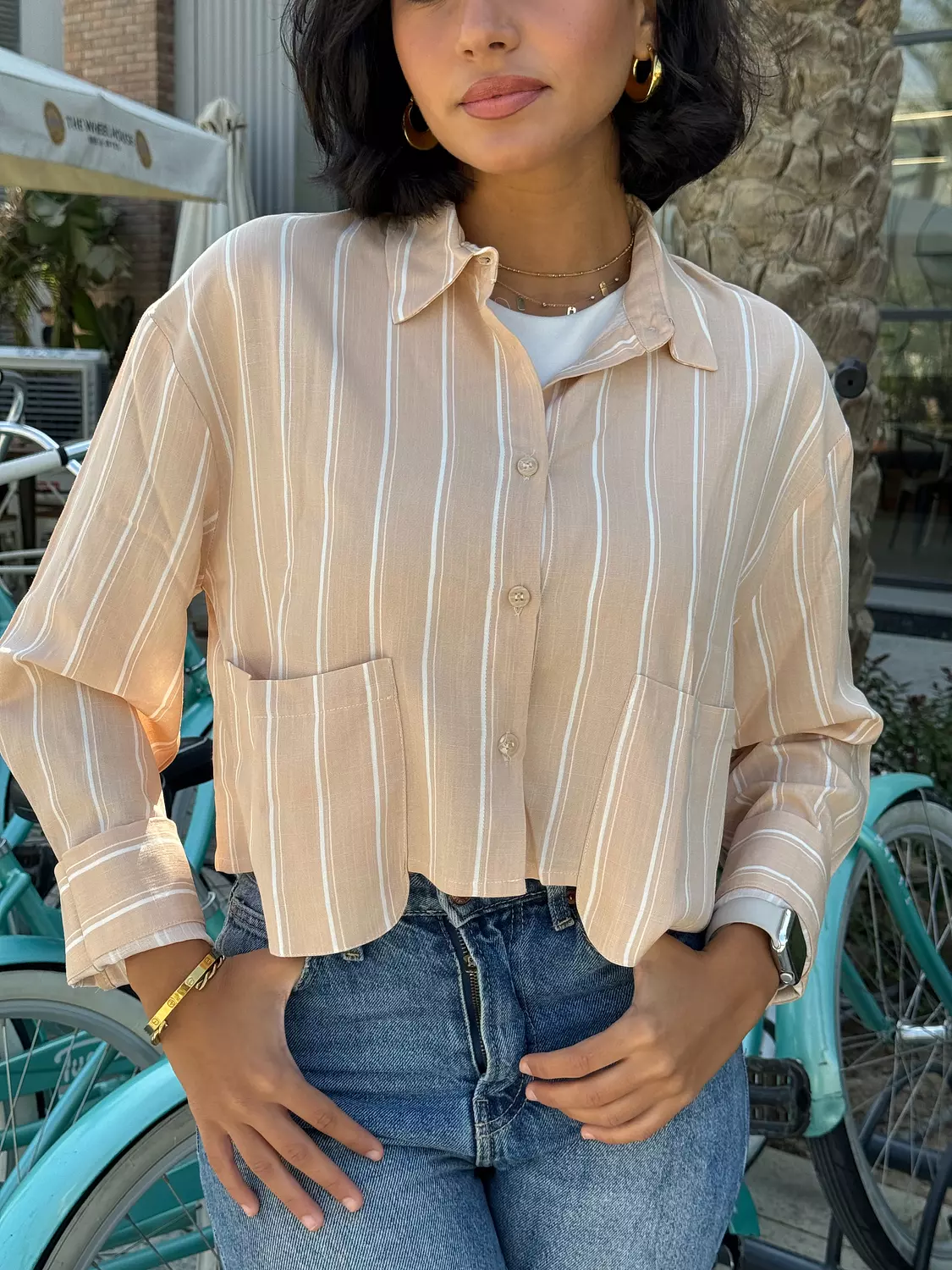 Cropped Pocket Shirt  hover image