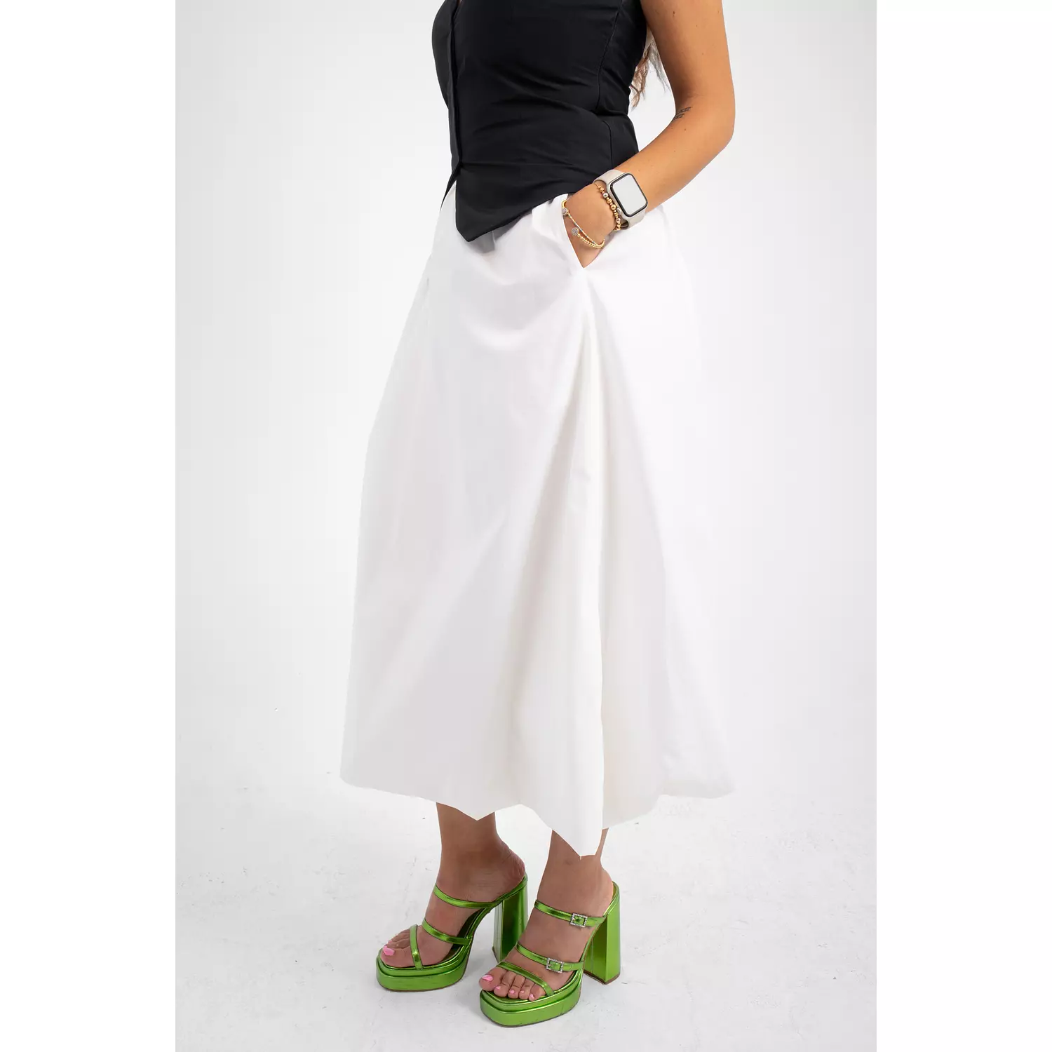 Midi Bubble Skirt 2