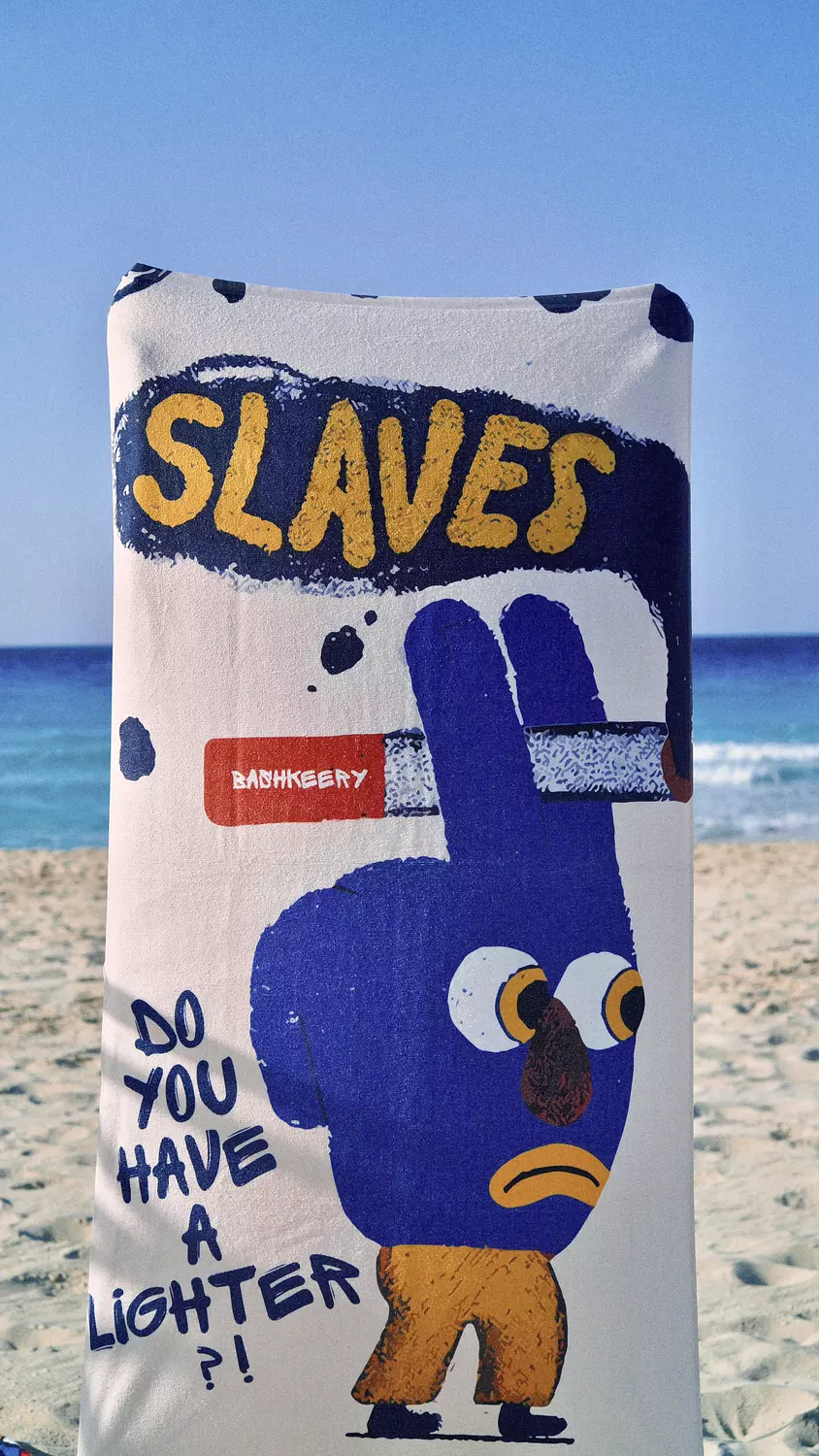 Slaves Beach Towel 1