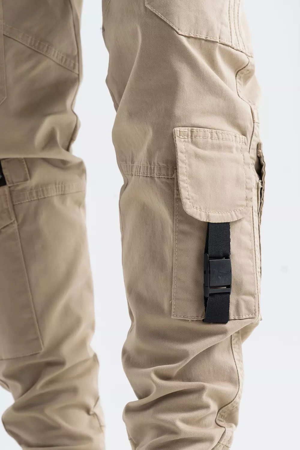 Multi Pocket Cargo Gabardine Pants 4