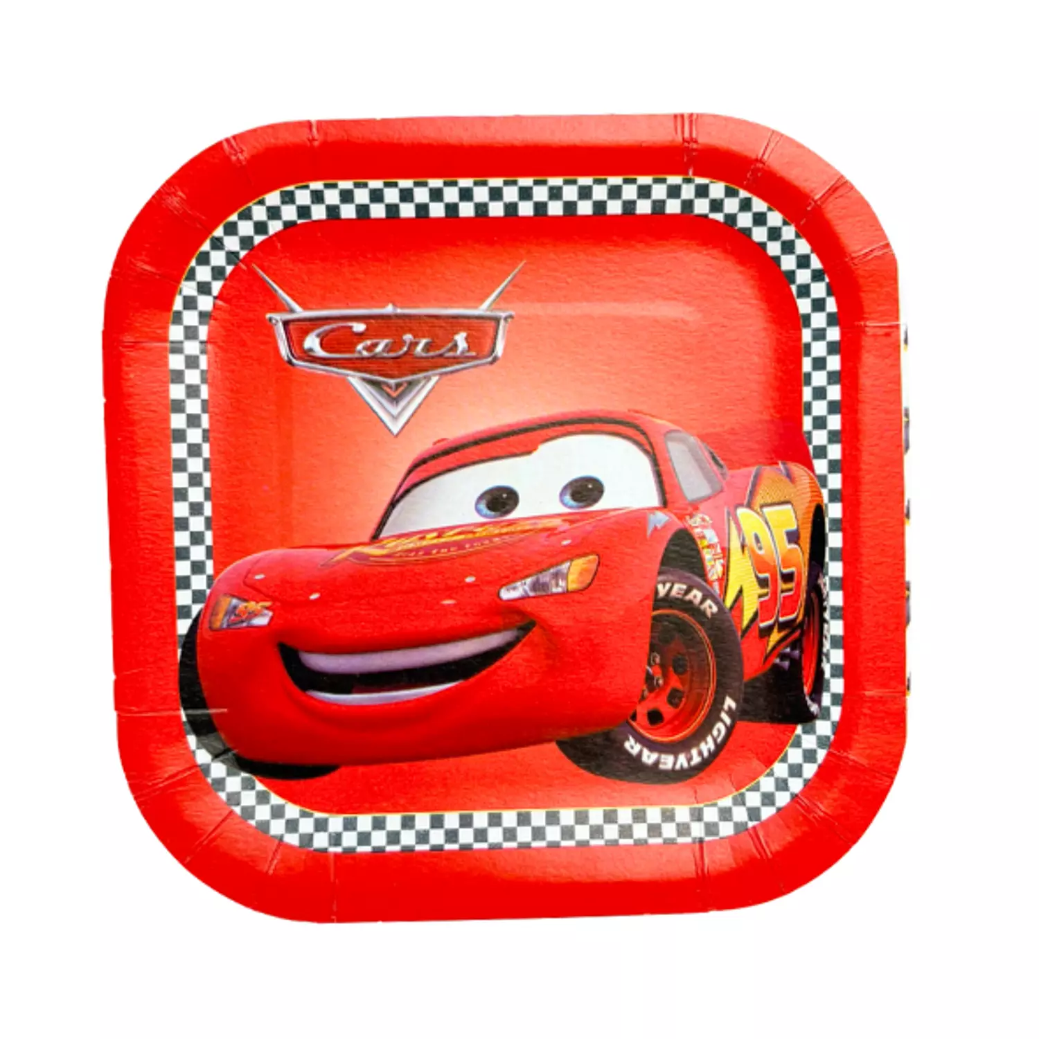 Red Cars Paper Plates  hover image