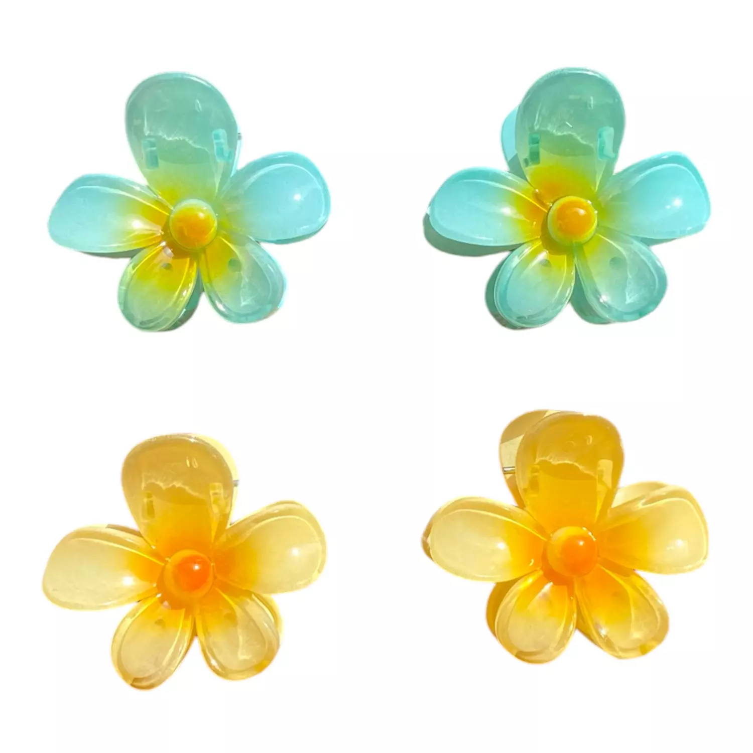 Small Daisy Flower Claw Clip - 1 Pc hover image