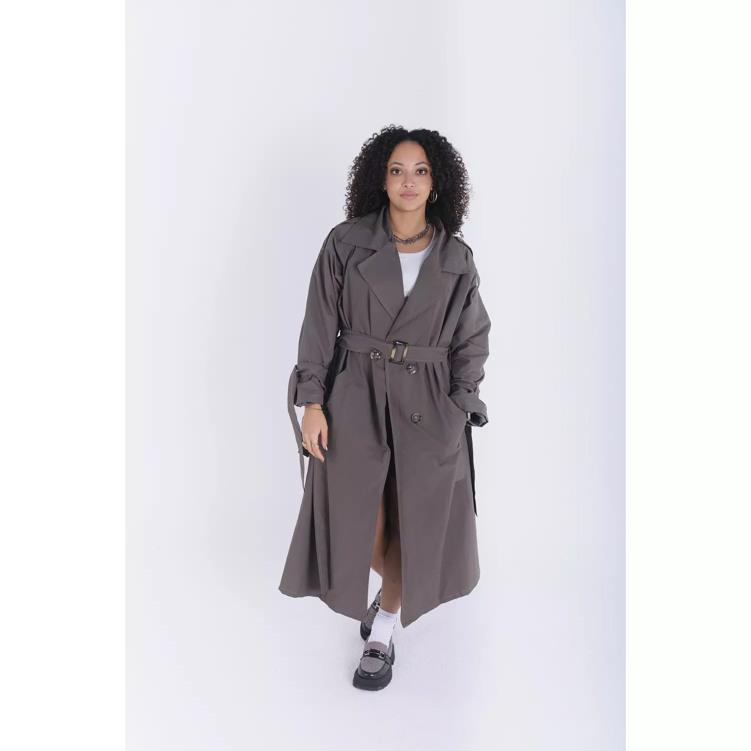 Trench coat - gray 2