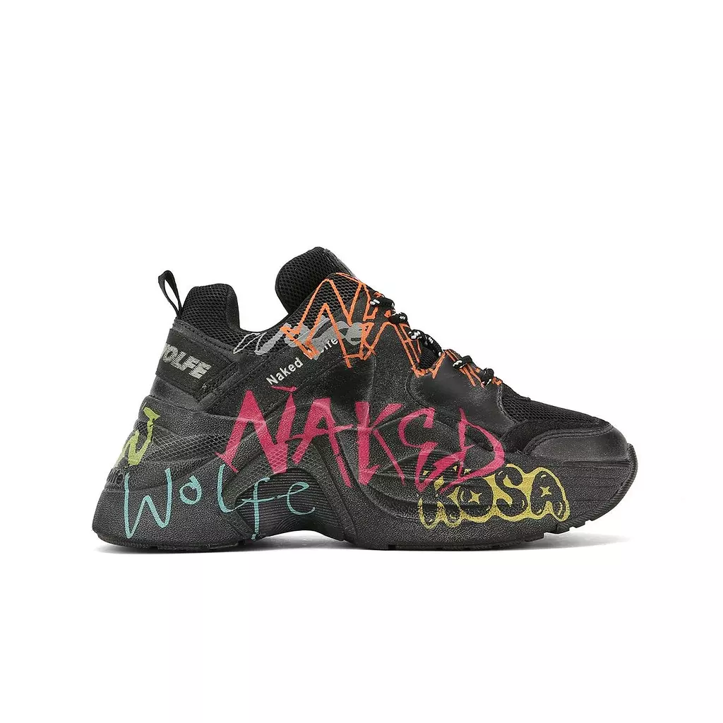 Naked Wolfe Graffiti Track black