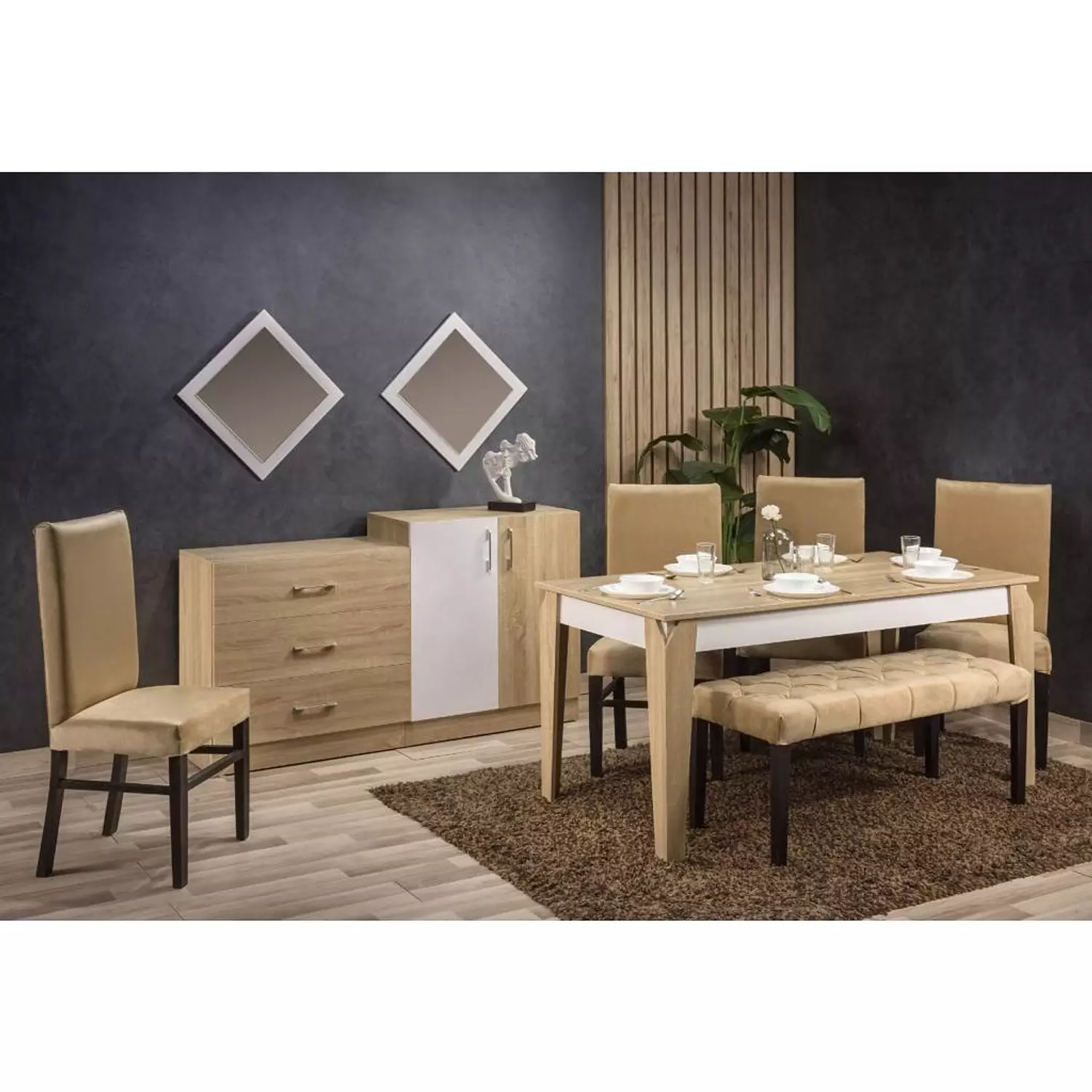 Dinning Room set 9 pieces - Artco.dn008 hover image