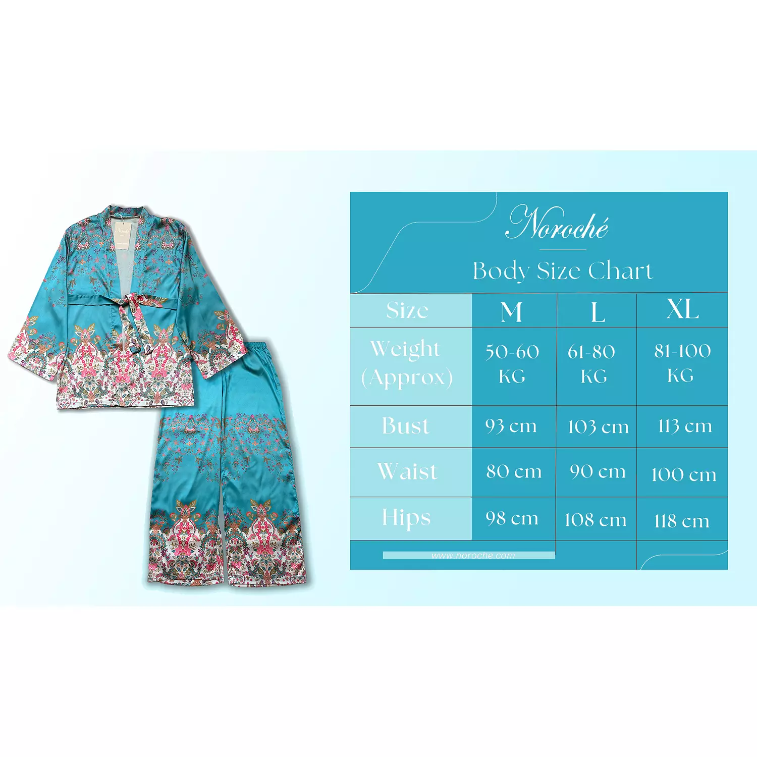 Delhi Topaz Kimono Set 3