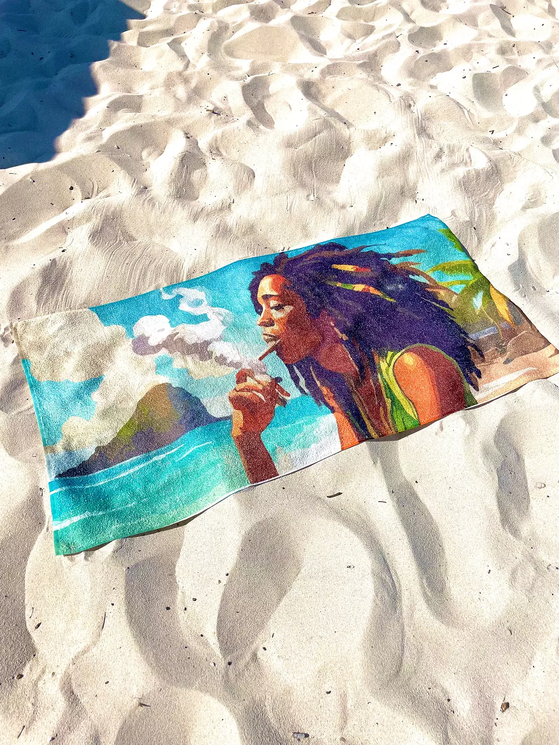 Bob Girl Beach Towel hover image