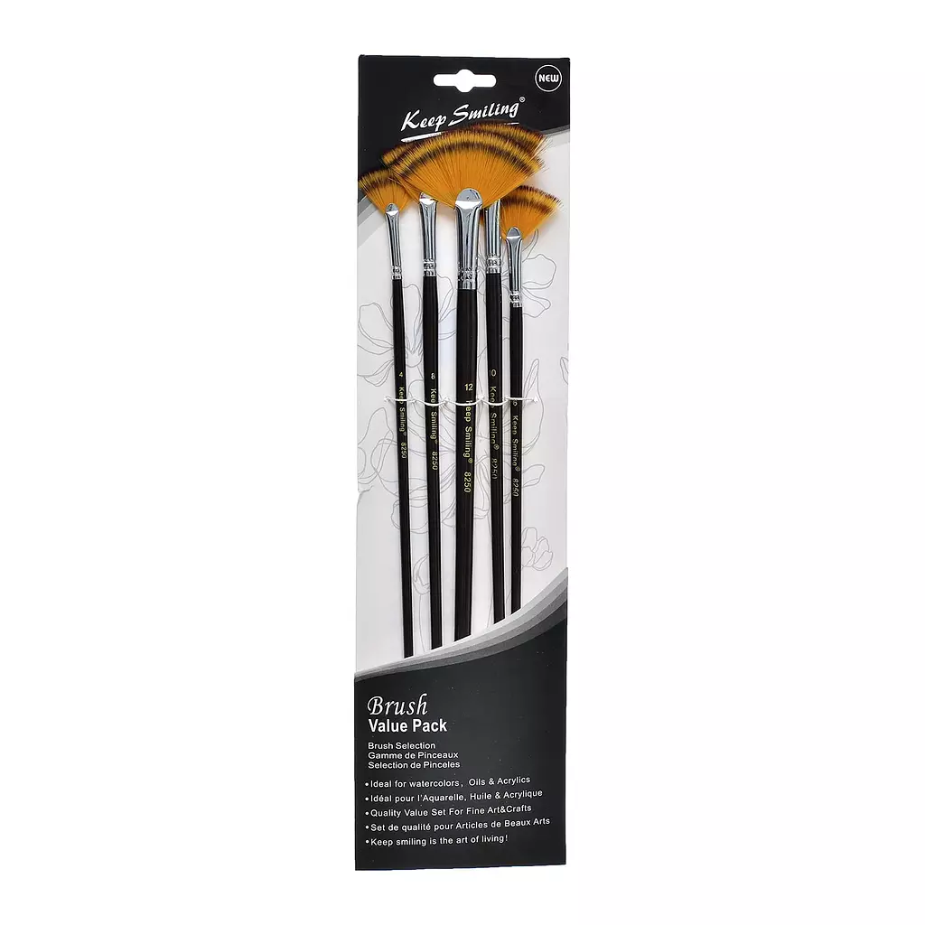 Fan brushes set of 5 