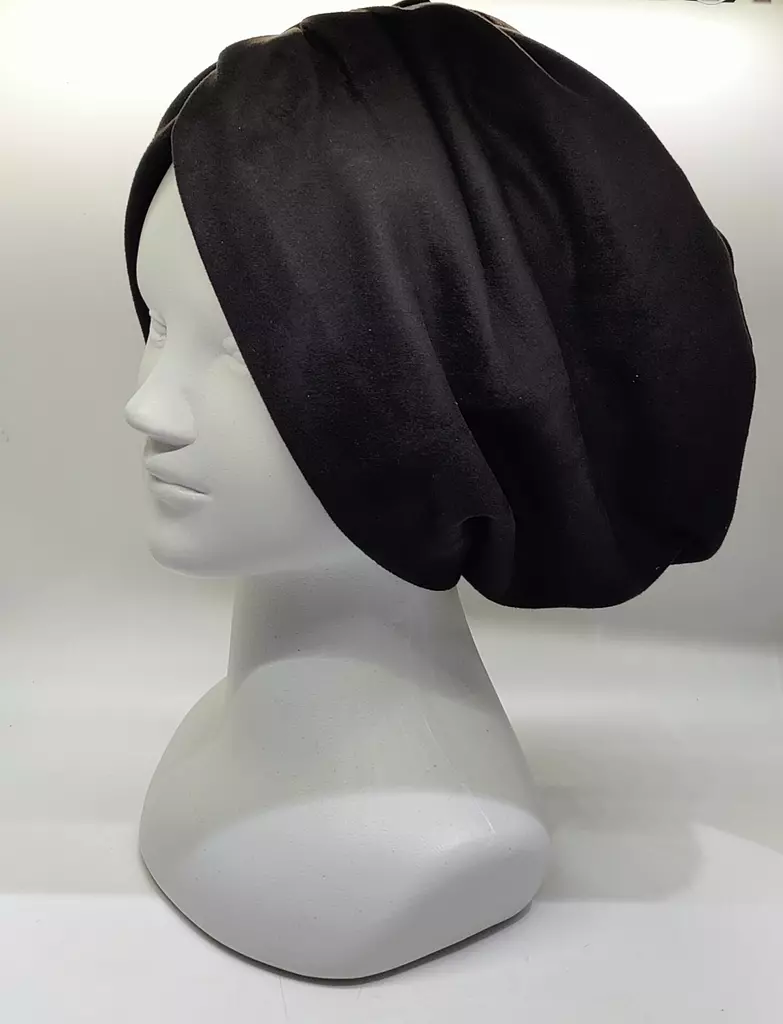 Turban-Suede-Black