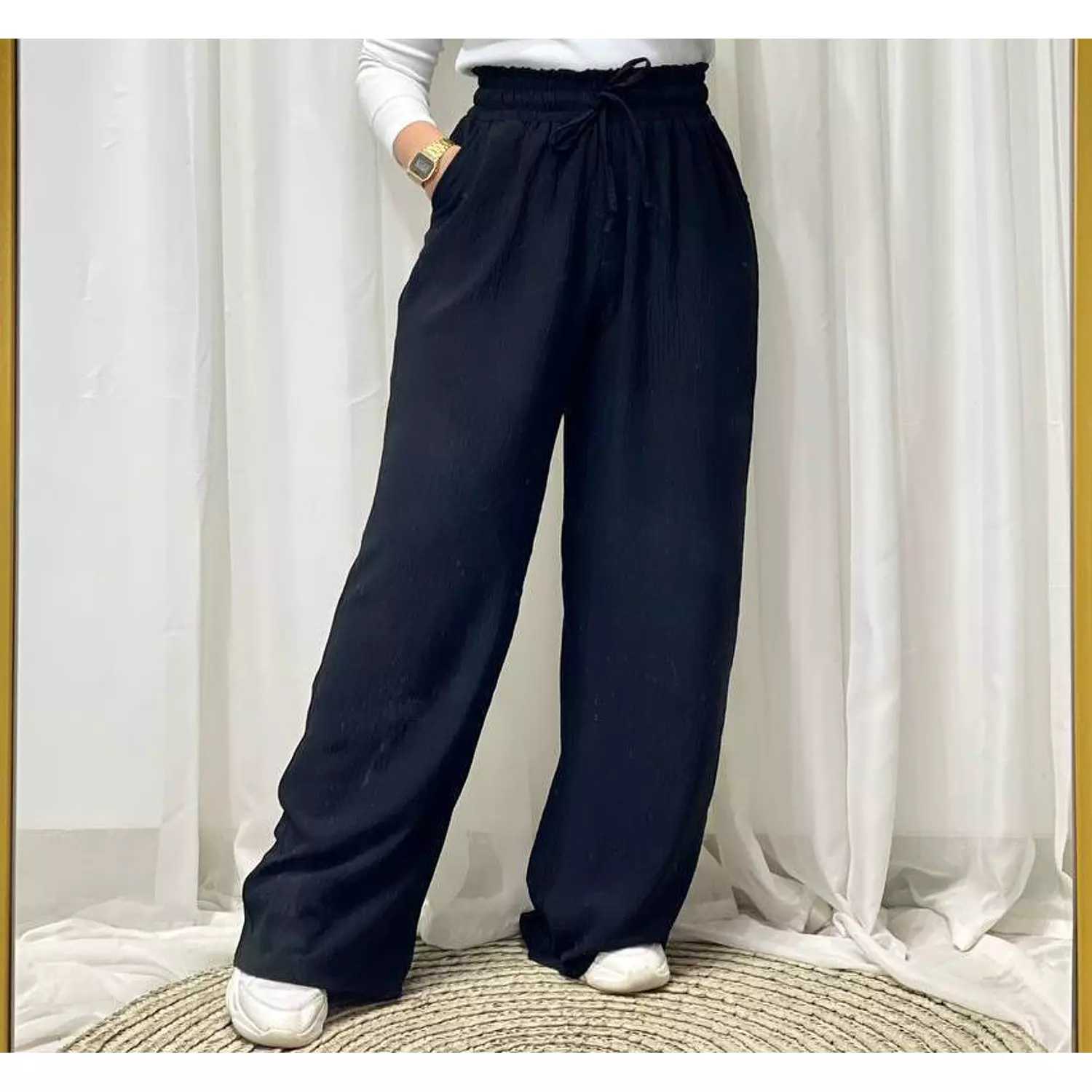 Wideleg linen pants 1