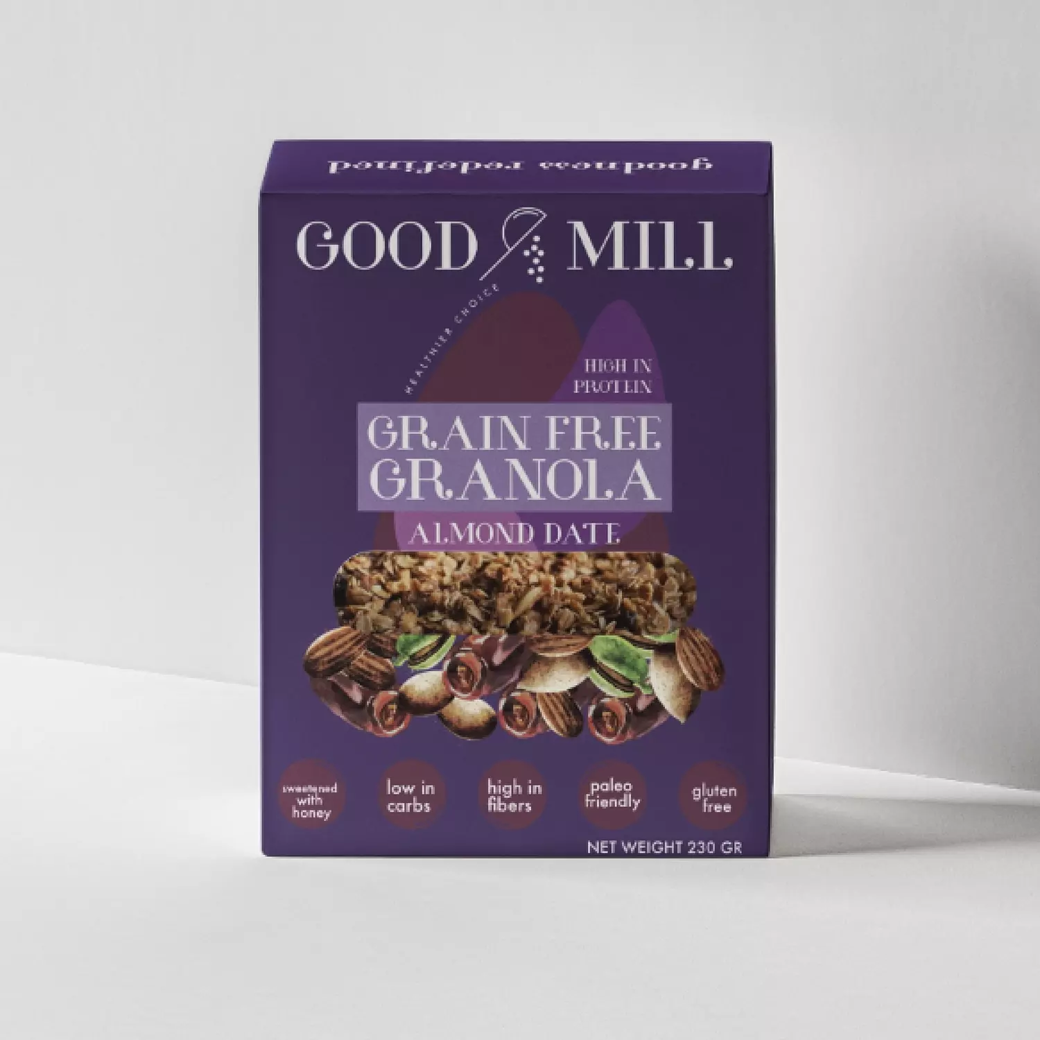 Grain Free Granola Almond date box hover image