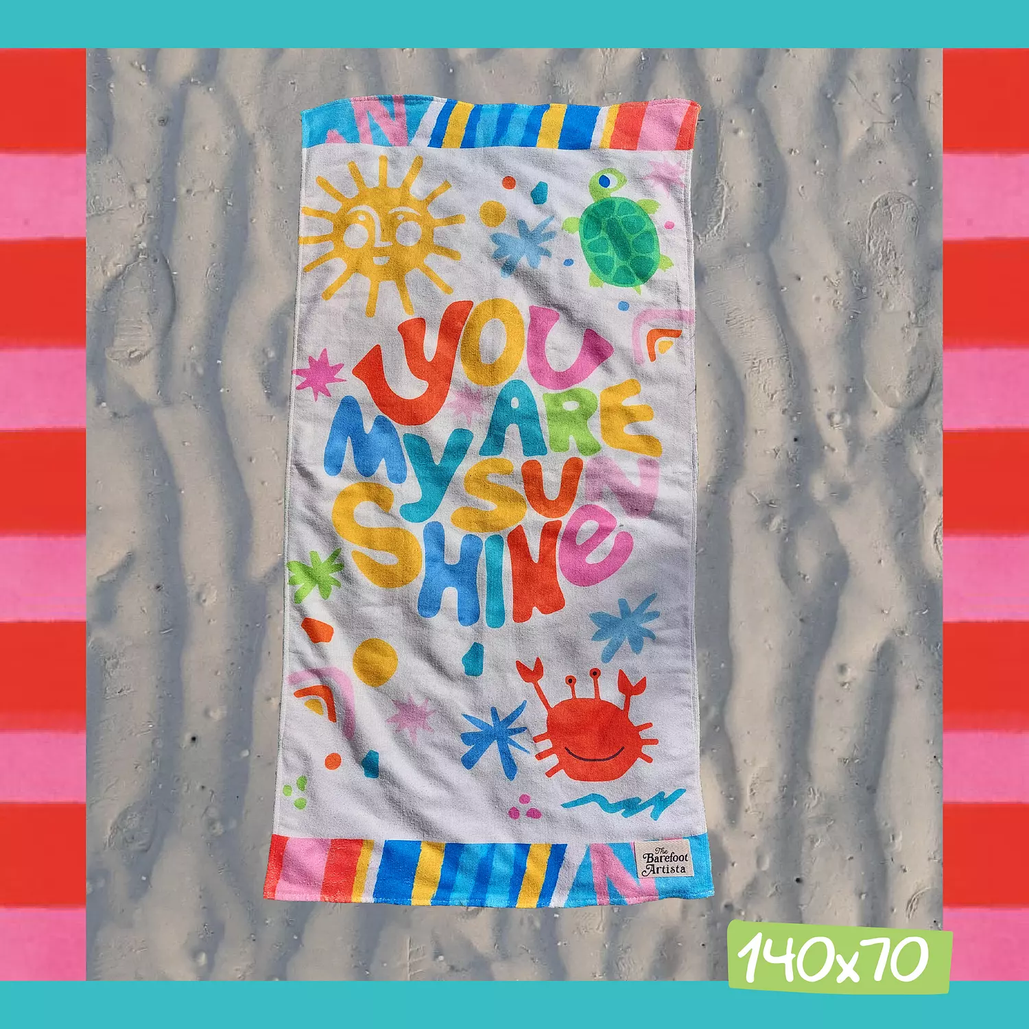 KIDDIE TOWEL- YOU ARE MY SUNSHINE hover image