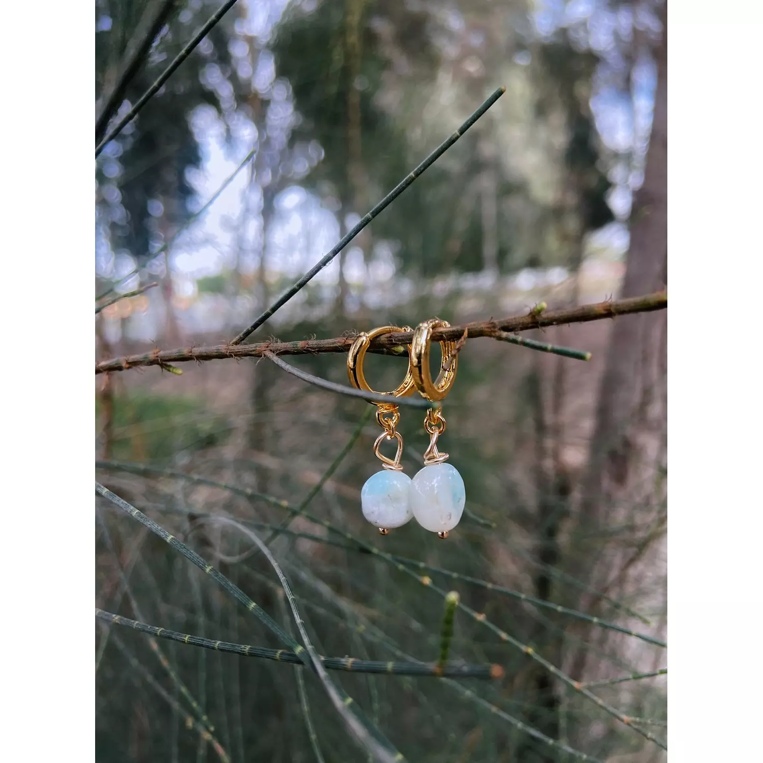 Aquamarine earrings 2