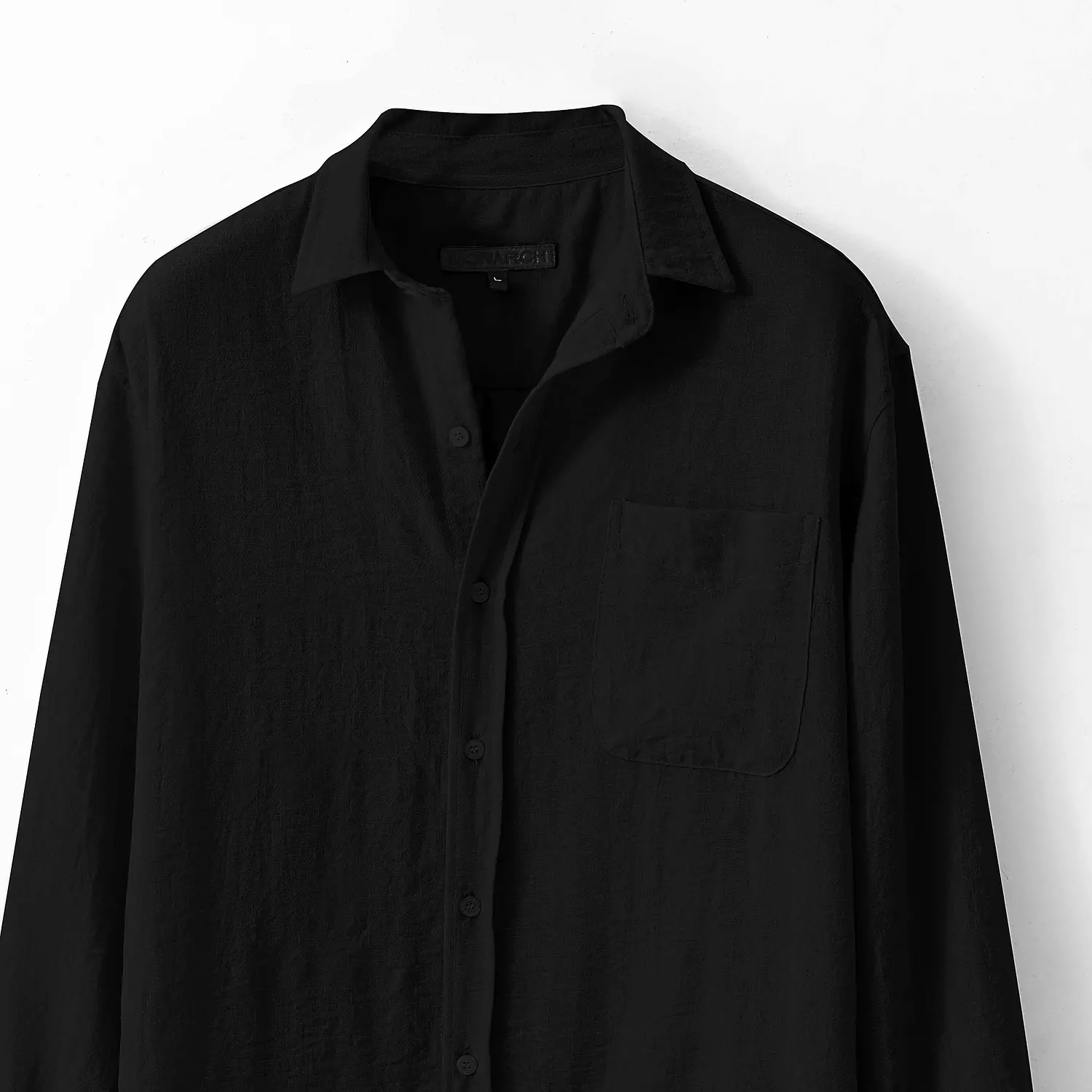 Black Linen Shirt 5