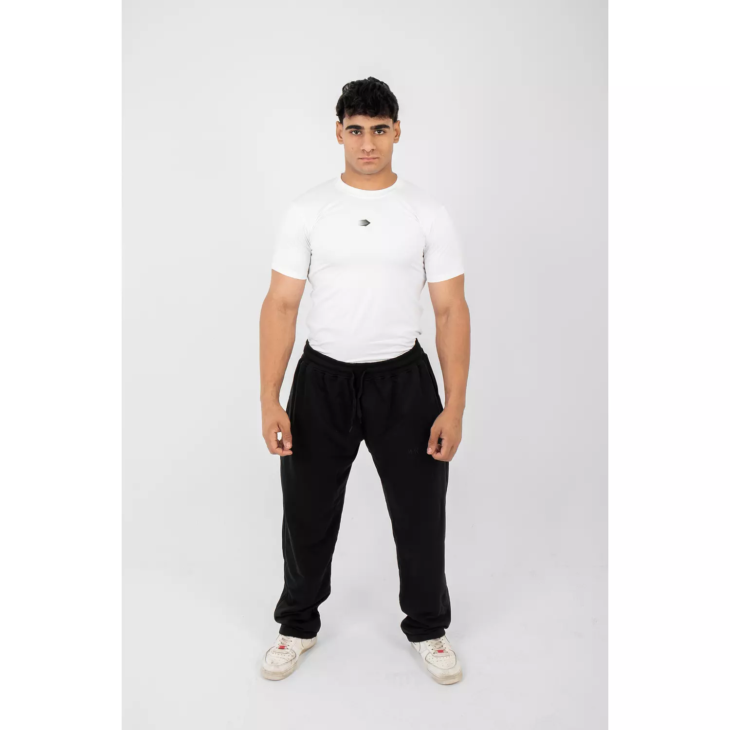 Short Sleeve compression White  hover image