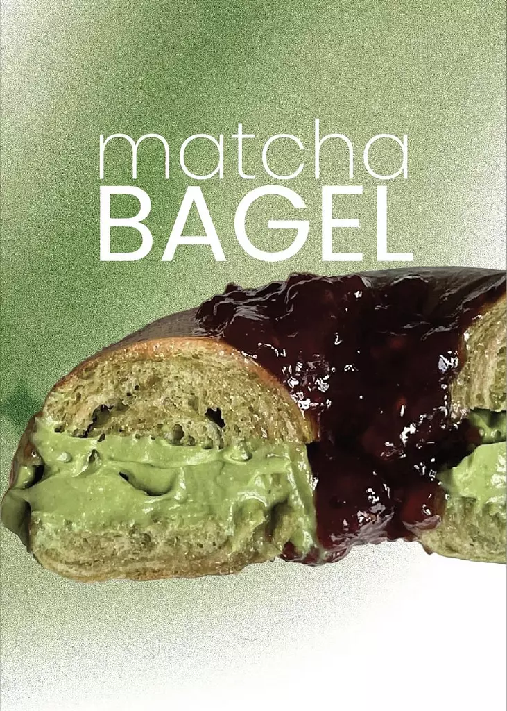 Matcha Bagel Box of 4