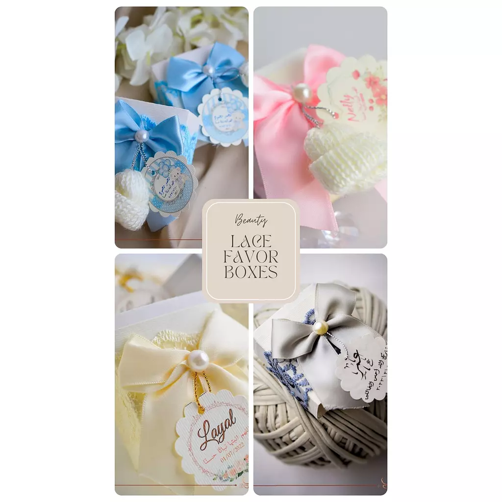 Baby Shower Lace Box 