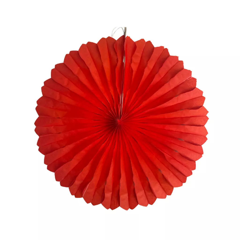 Red Fan Burst