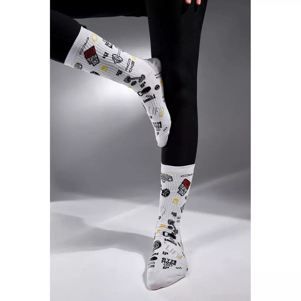 “EVERYDAY WORKOUT” SOCK IN WHITE