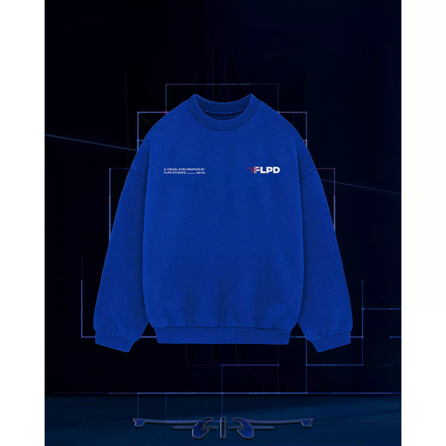 Royal Blue Crew Neck hover image