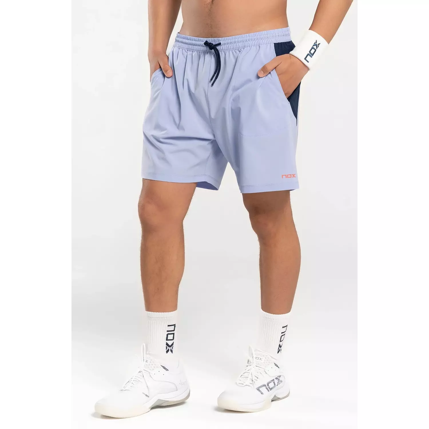 Nox Men's sport SHORT PANTS PRO - light lavender 5