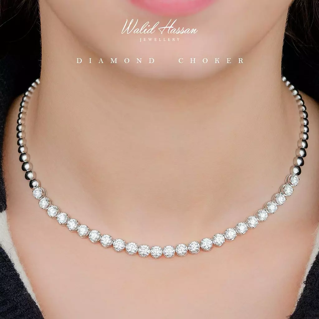 diamond choker