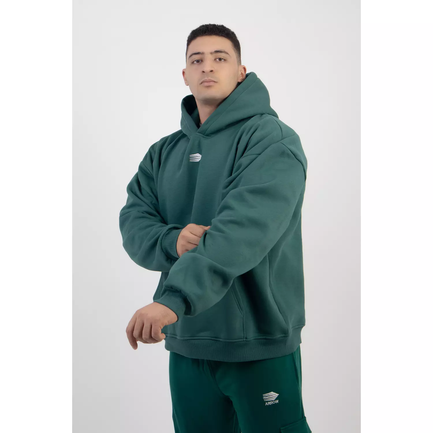 oversized Hoodie Green 1