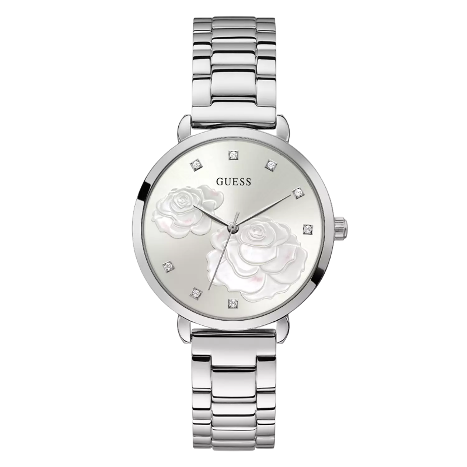 Guess GW0242L1 Watch For Ladies Case Color Silver Tone - Round Shape Stainless Steel Bracelet hover image
