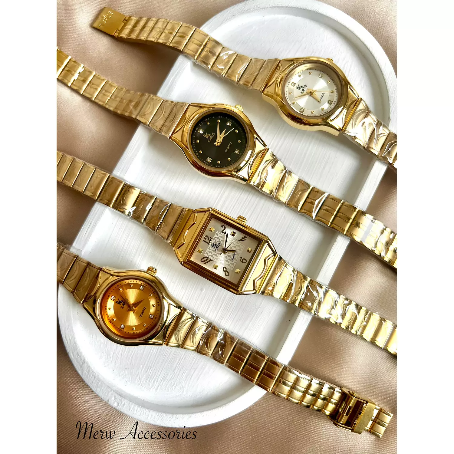 Gold kirus women watch  1