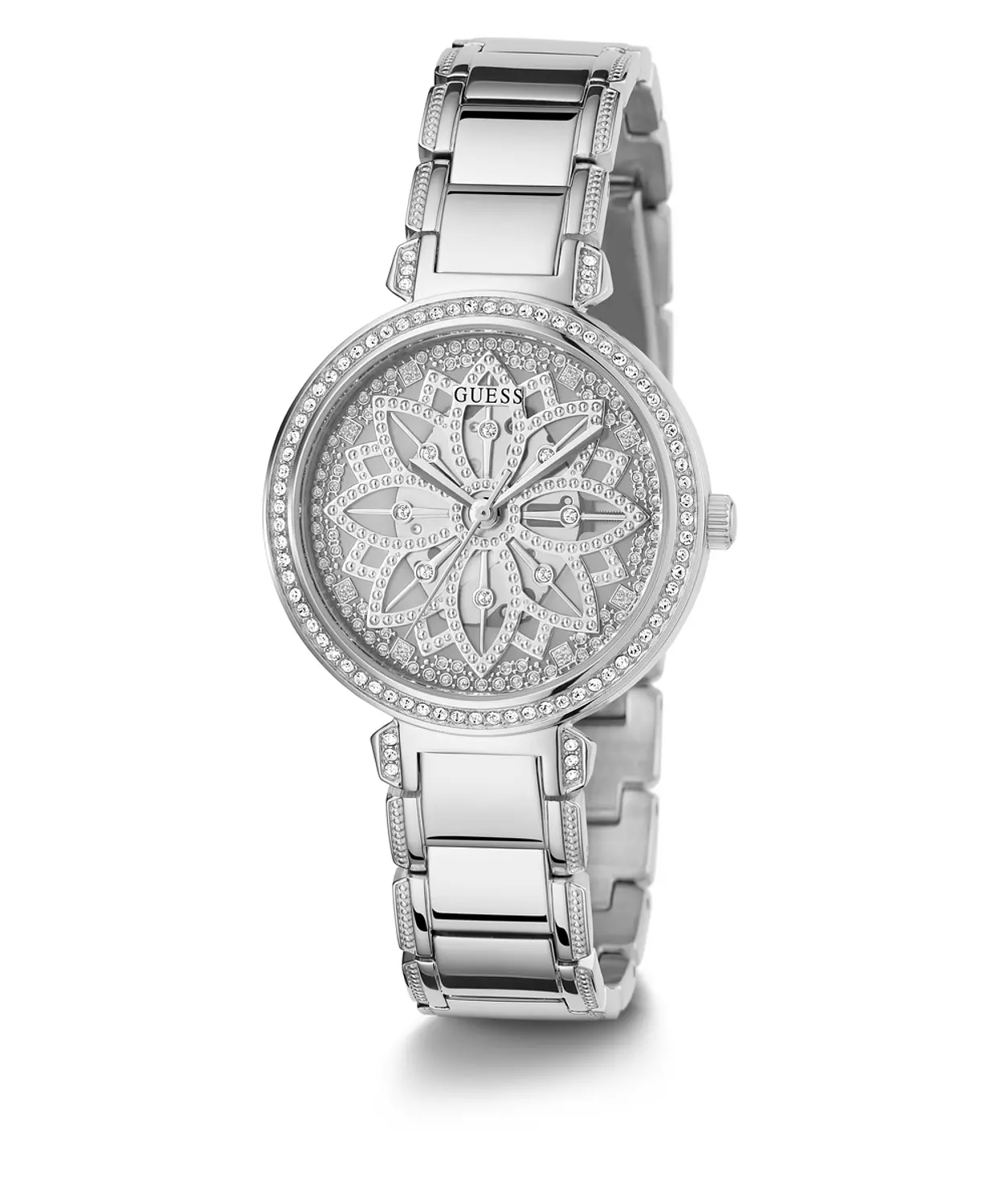 GUESS GW0528L1 ANALOG WATCH  For Women Silver Stainless Steel Polished Bracelet  1
