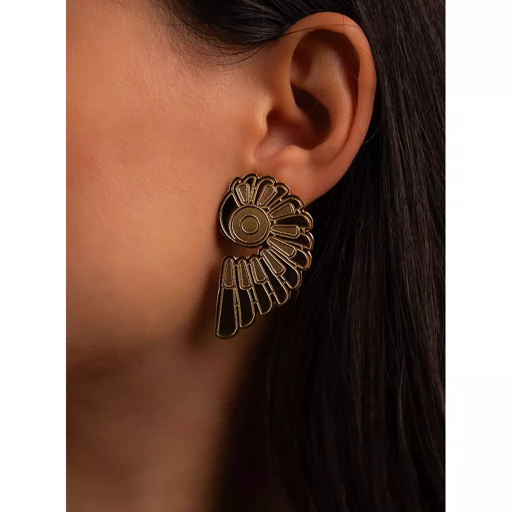 Feather Glow Earrings