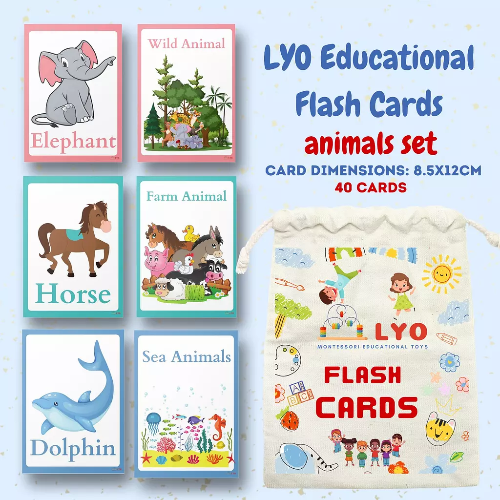 LYO Flash Cards (Animals-Family)