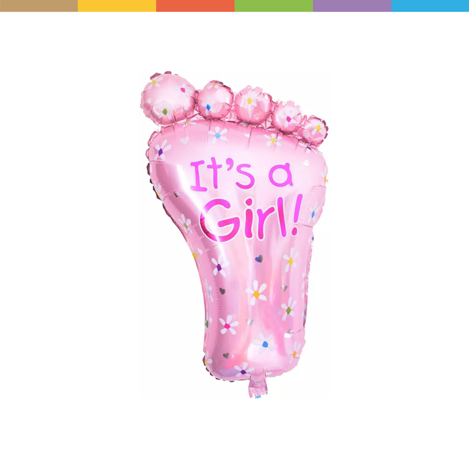 Baby Foot Girl Foil Balloon  1