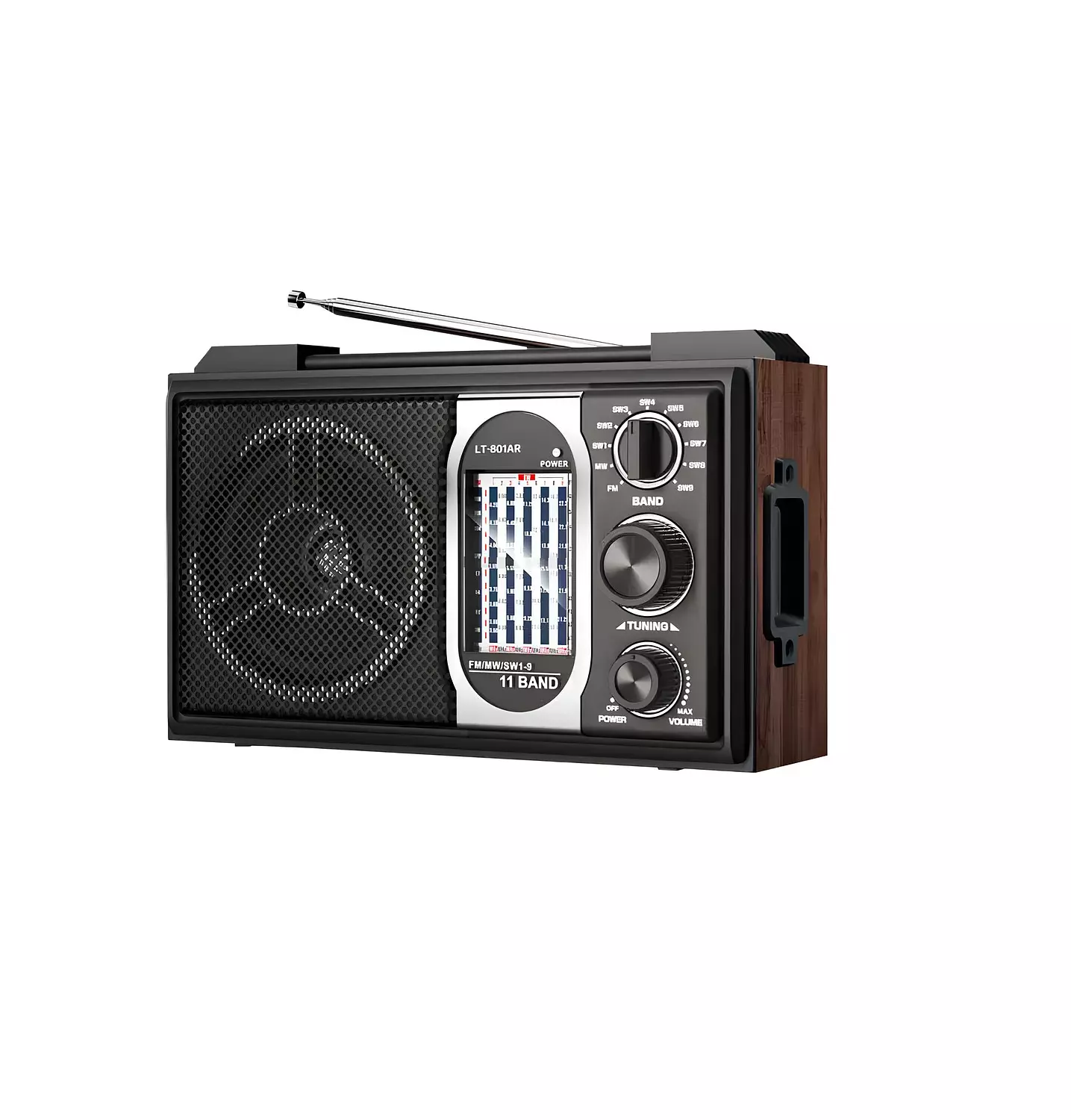 LEOTEC LT-2008 11-Band AC/DC Radio – High Sensitivity & Dual Power hover image
