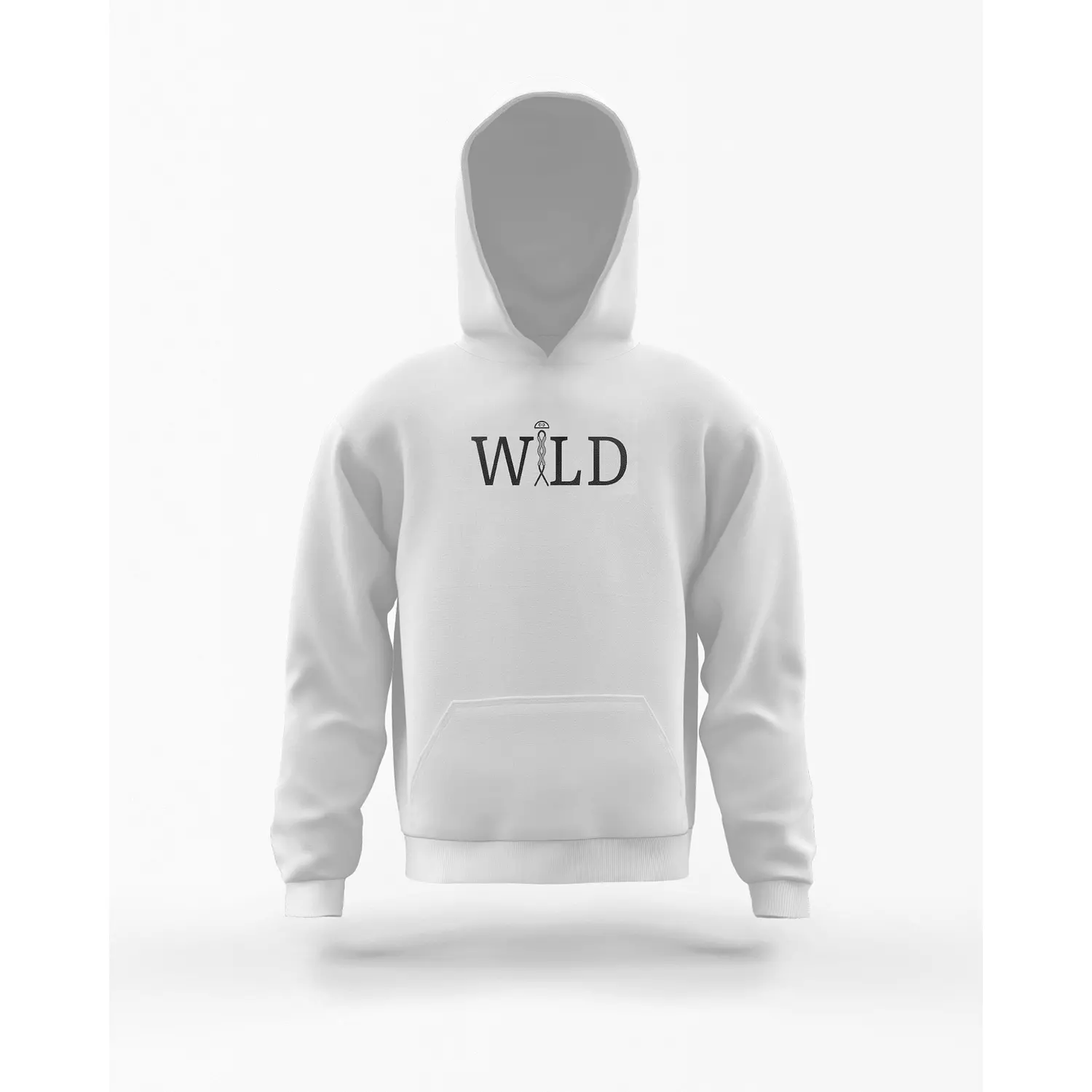 White Hoodie (space drop) hover image