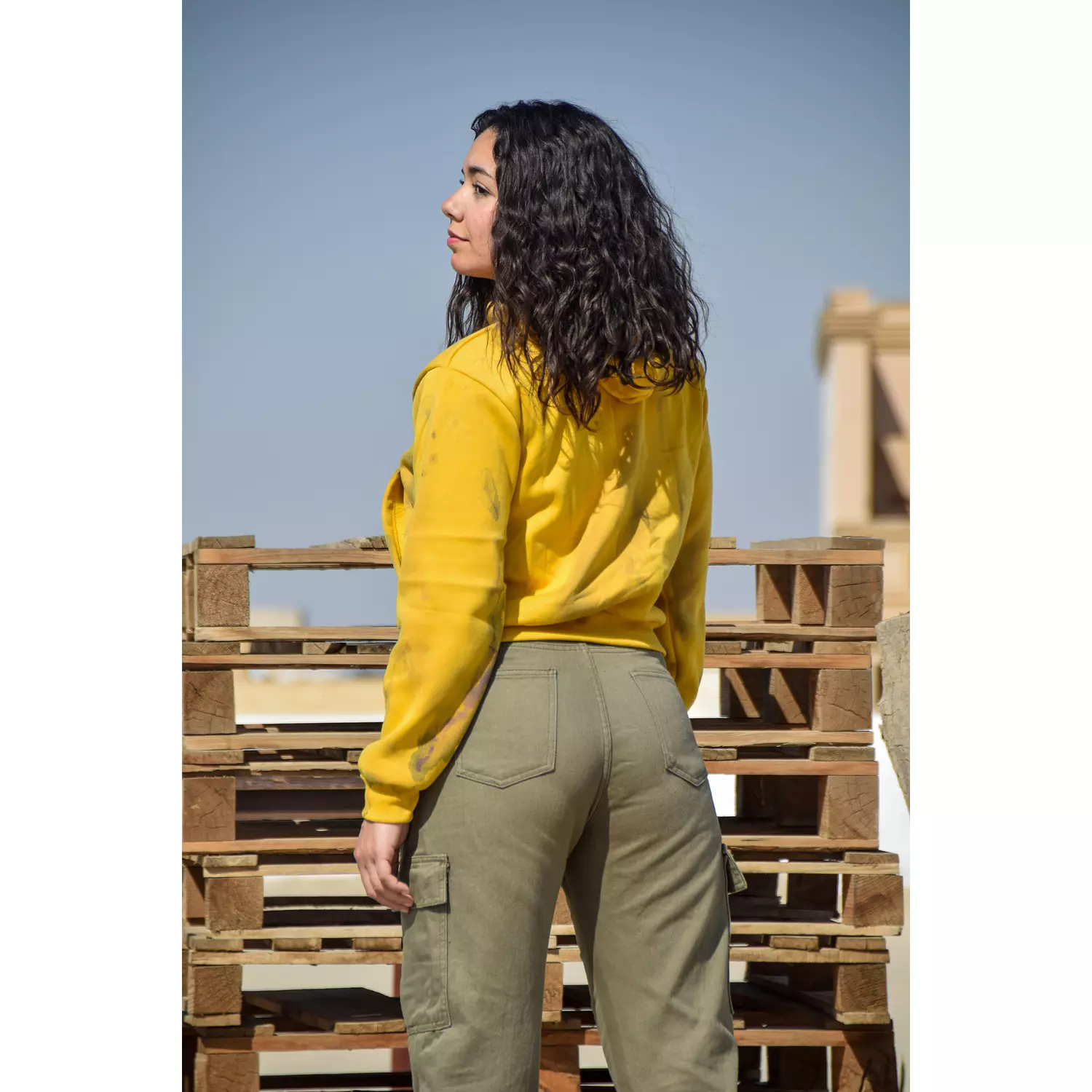 Mustard Crop Hoodie 2