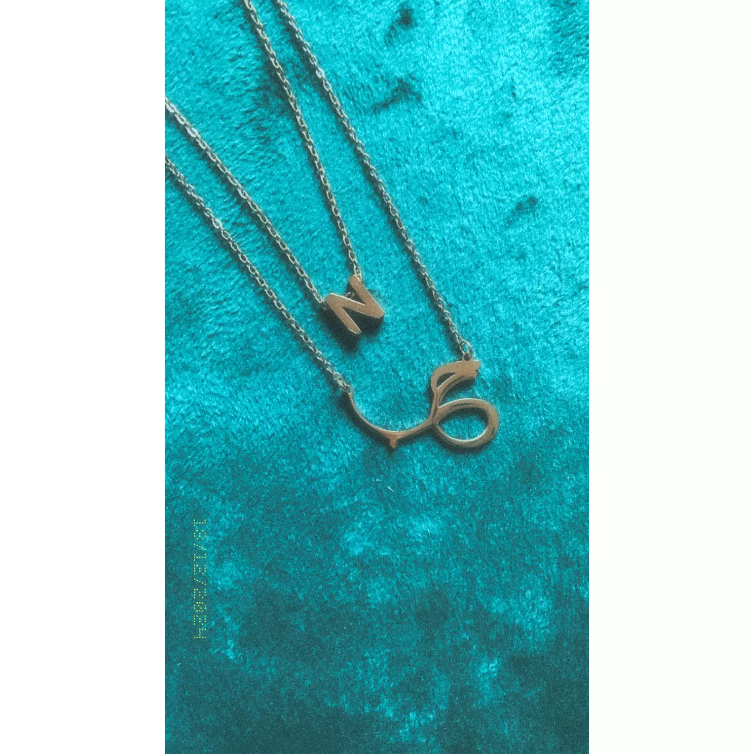 7ob letter necklace  1