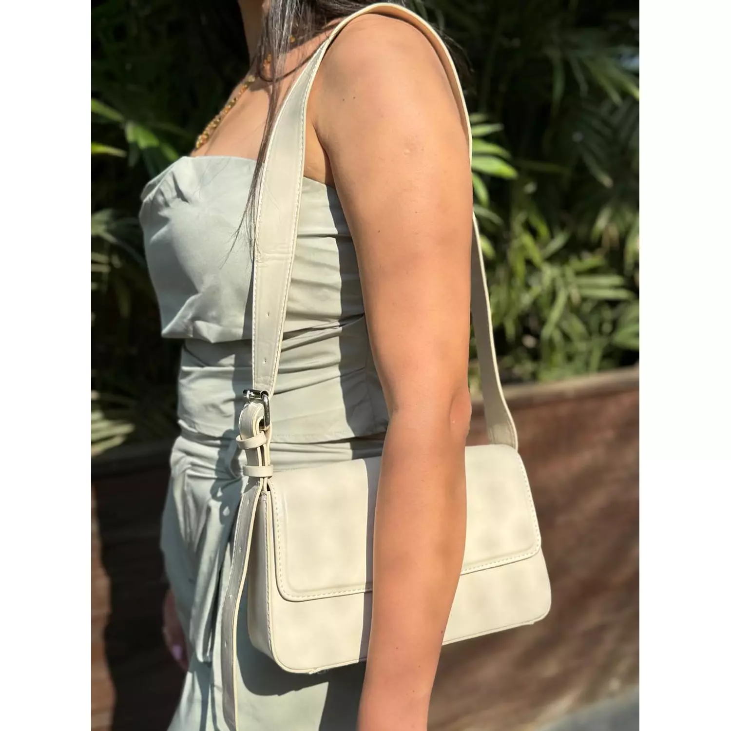 Leia Shoulder Bag  - Beige 3