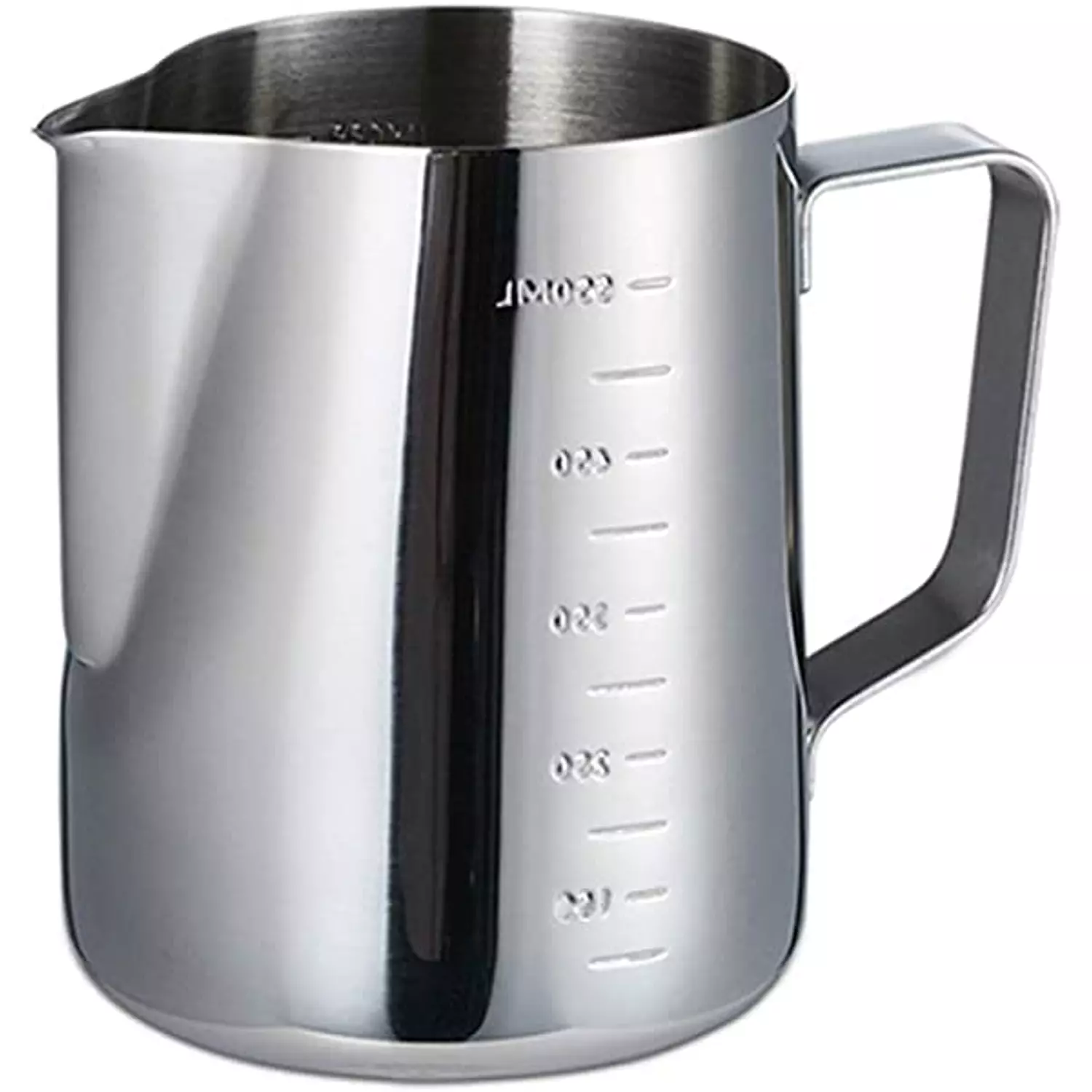 Stainless steel milk steamer, capacity 350 ml, silver hover image