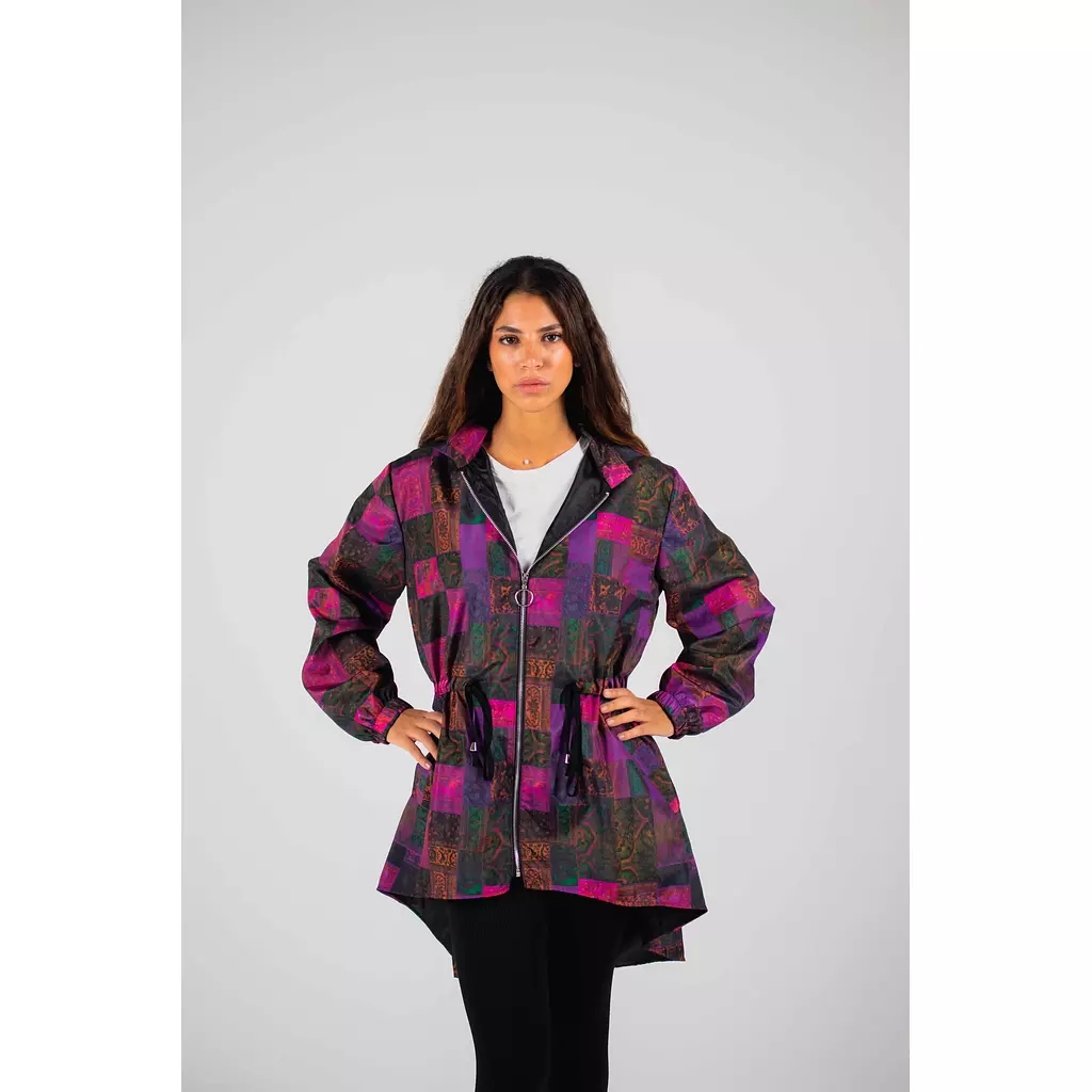 Purple Petal WeatherProof Coat