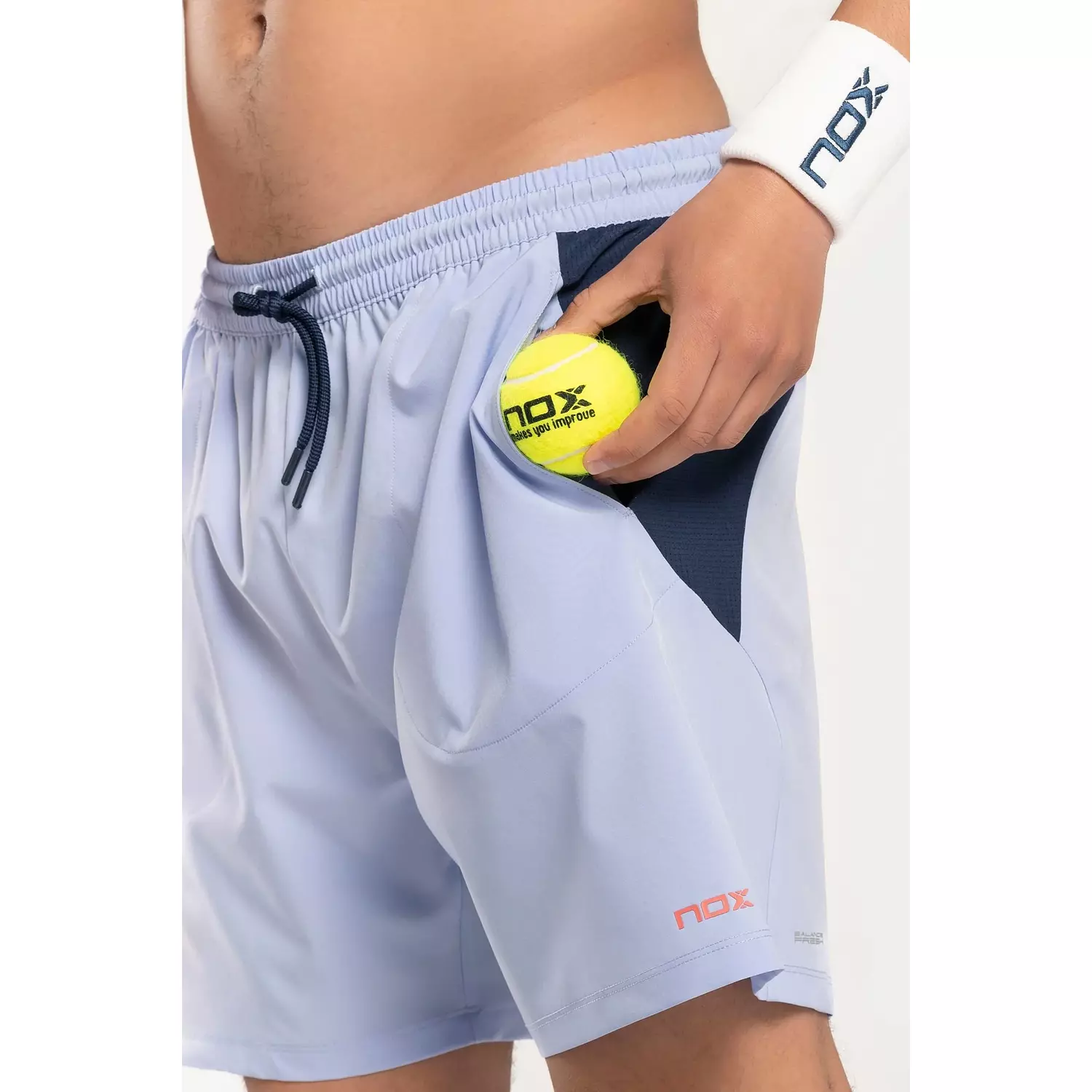 Nox Men's sport SHORT PANTS PRO - light lavender 3