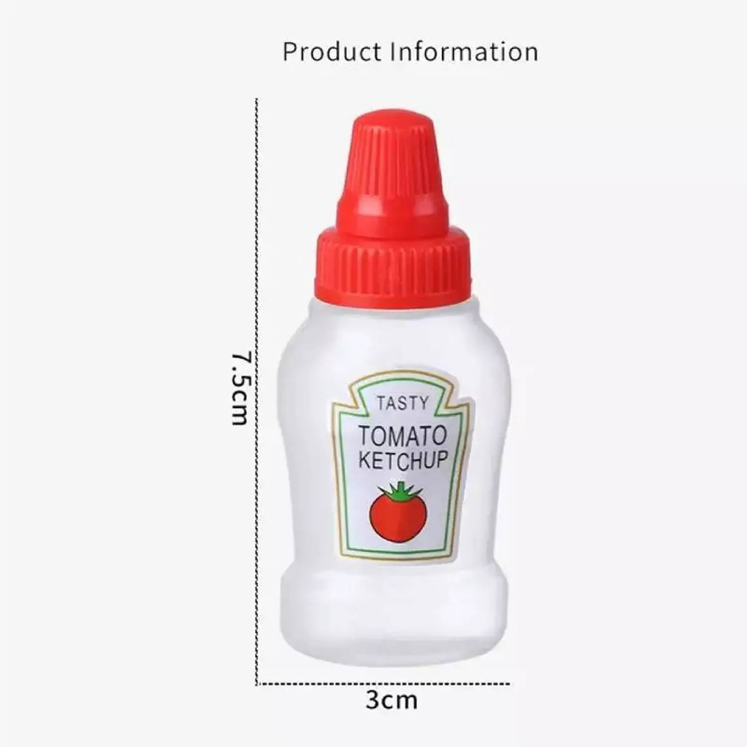 2 pcs Set 25ML Mini Sauce Bottle Portable 1