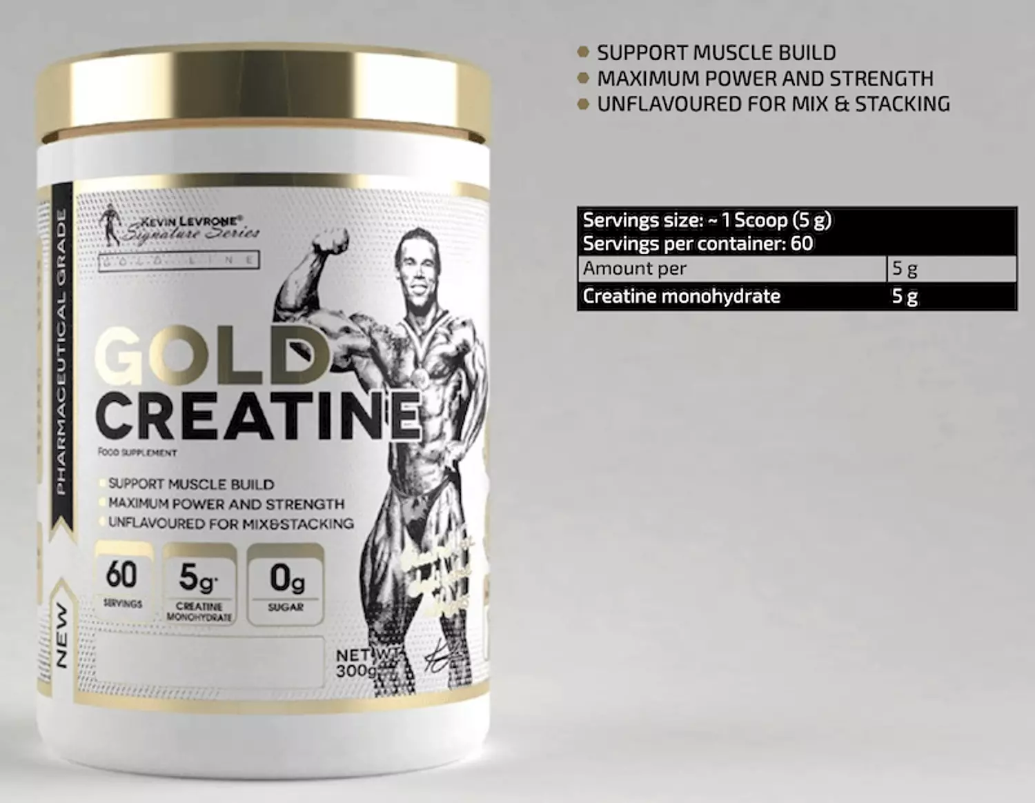 Kevin Levrone Gold Creatine-60Serv.-300G 1